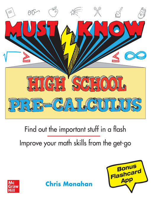 Title details for Must Know High School Pre-Calculus by Christopher Monahan - Wait list